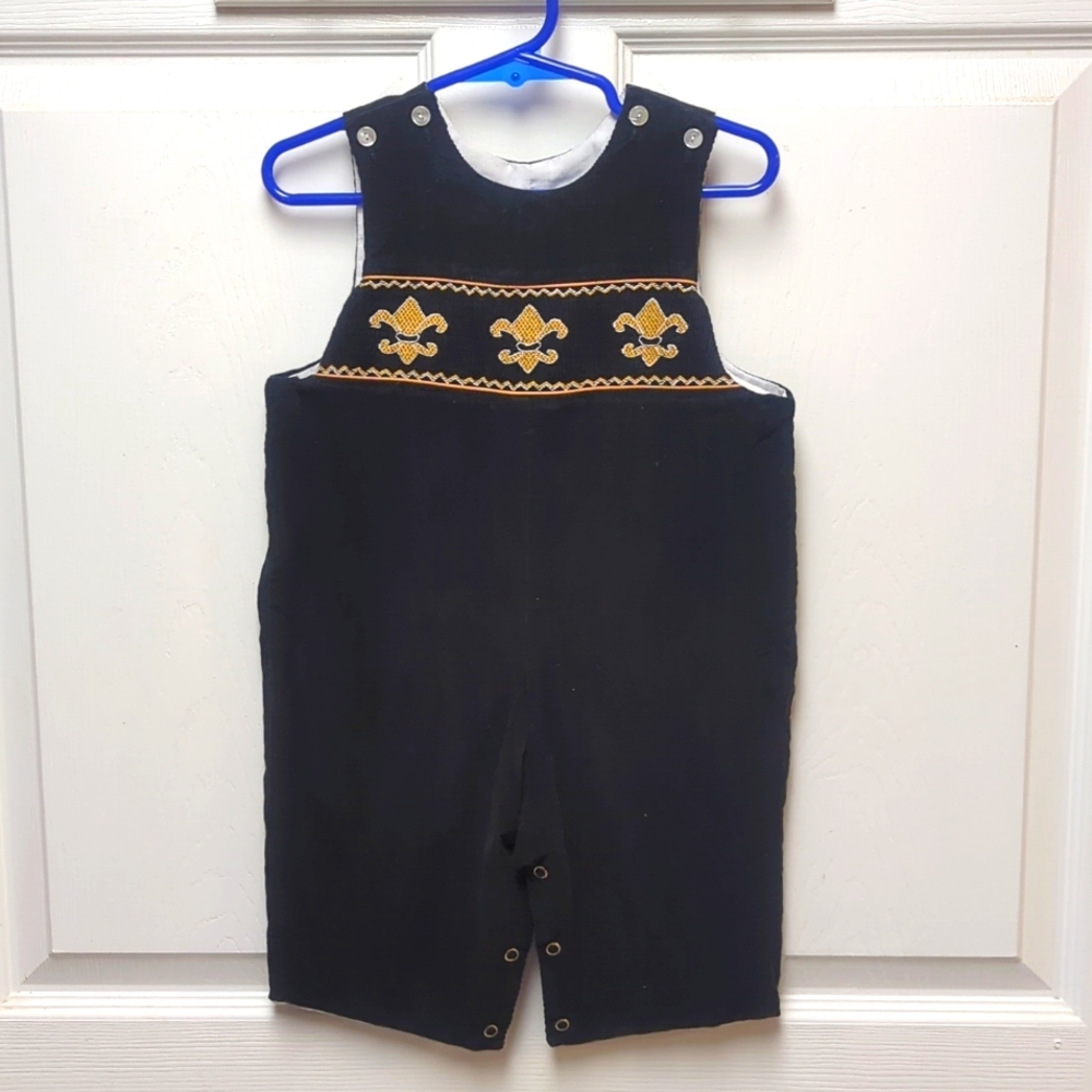 Le' Za Me New Orleans Saints Boys Overalls / Jumper 6M
